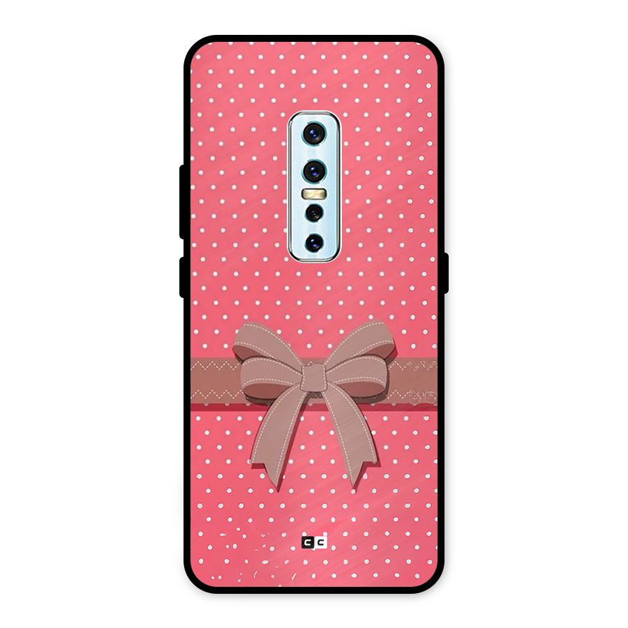 Gift Ribbon Metal Back Case for Vivo V17 Pro