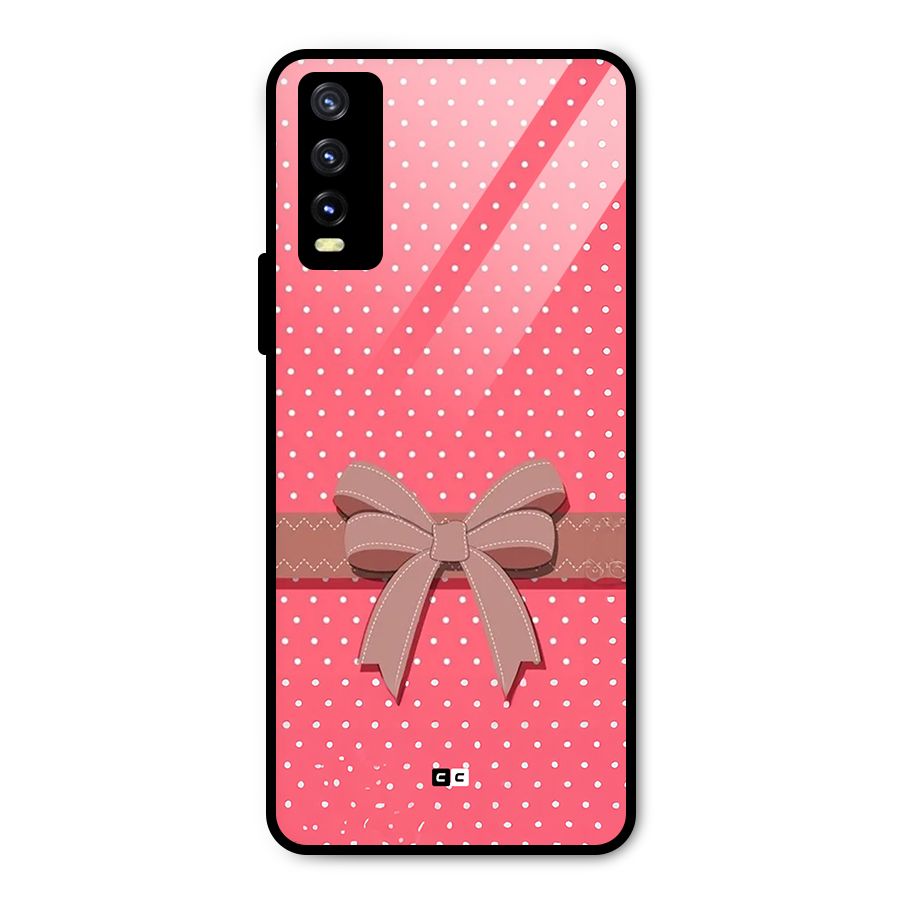 Gift Ribbon Metal Back Case for Vivo Y20