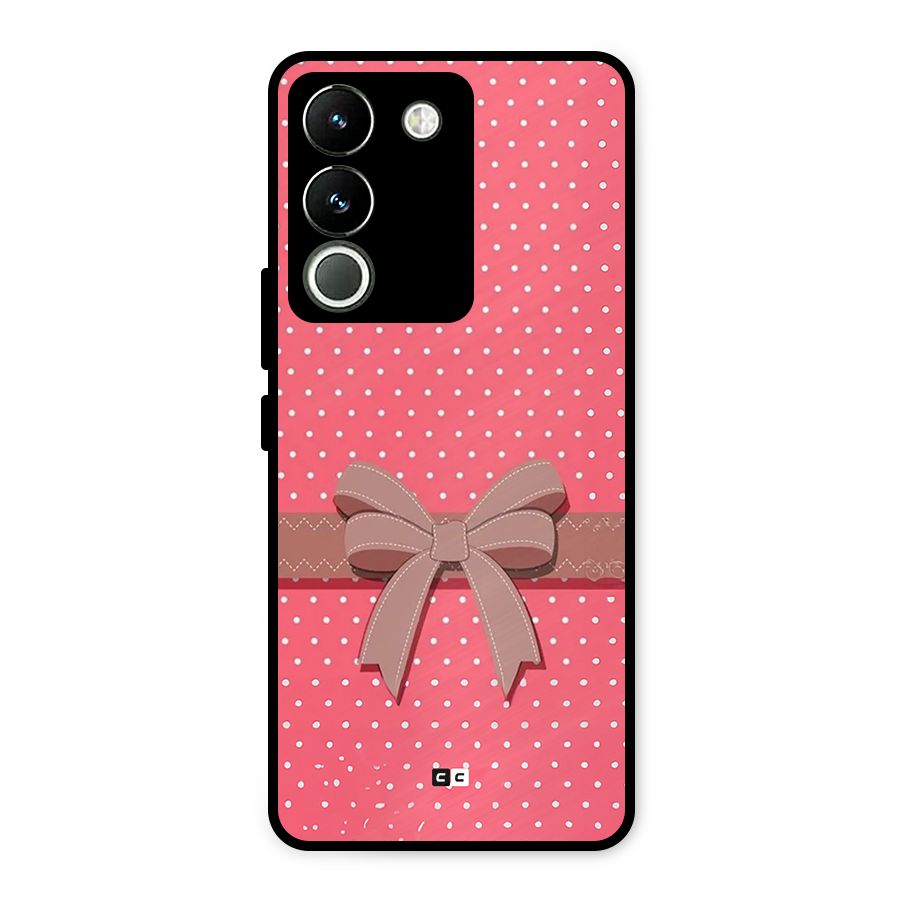 Gift Ribbon Metal Back Case for Vivo Y200