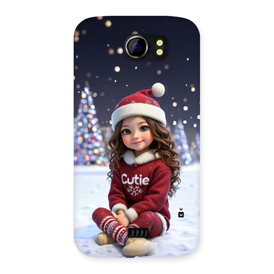 Girl In Snow Back Case for Canvas 2 A110