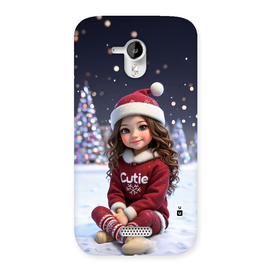 Girl In Snow Back Case for Canvas HD A116