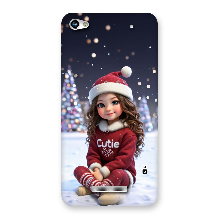 Girl In Snow Back Case for Canvas Hue 2 A316