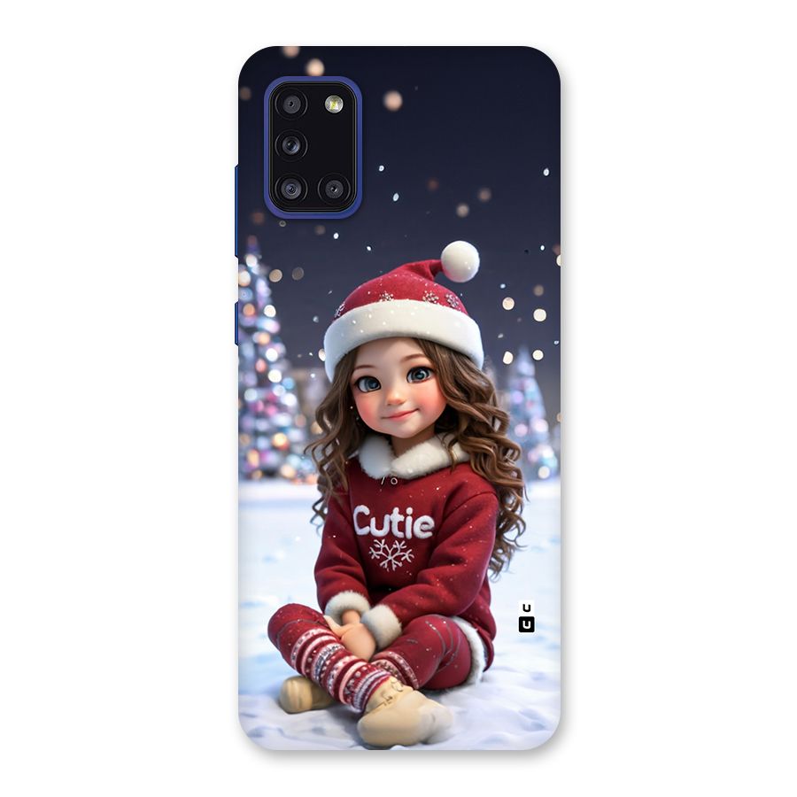 Girl In Snow Back Case for Galaxy A31