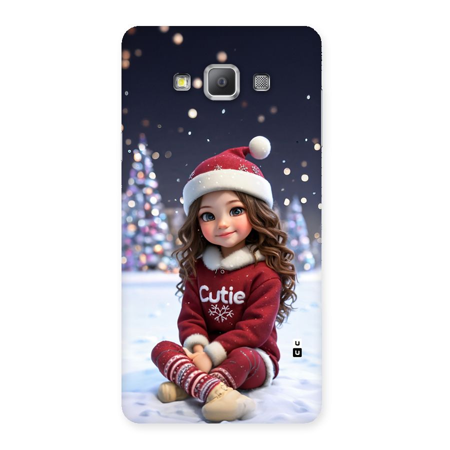 Girl In Snow Back Case for Galaxy A7