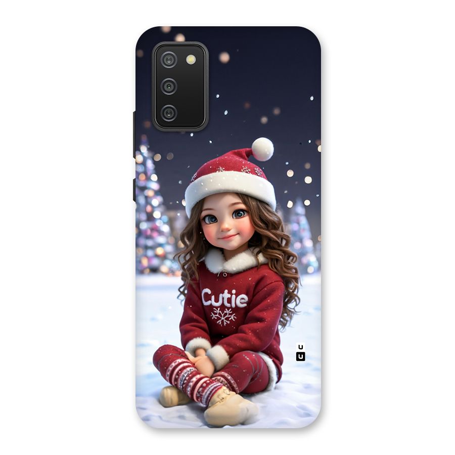 Girl In Snow Back Case for Galaxy F02s