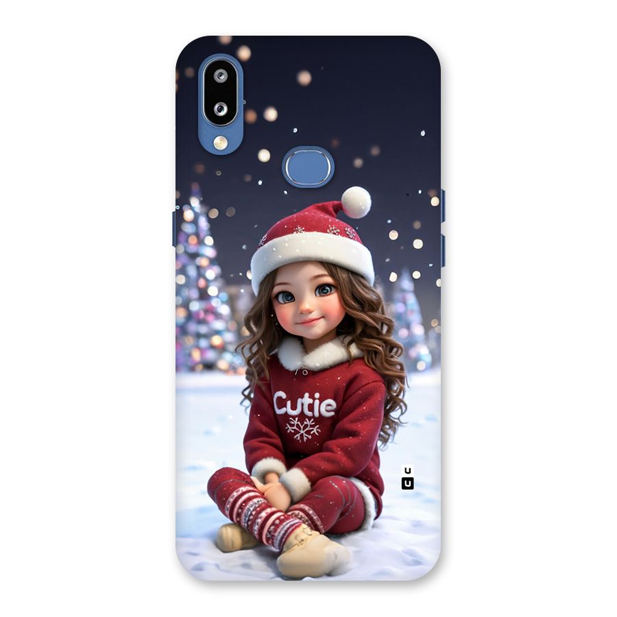 Girl In Snow Back Case for Galaxy M01s