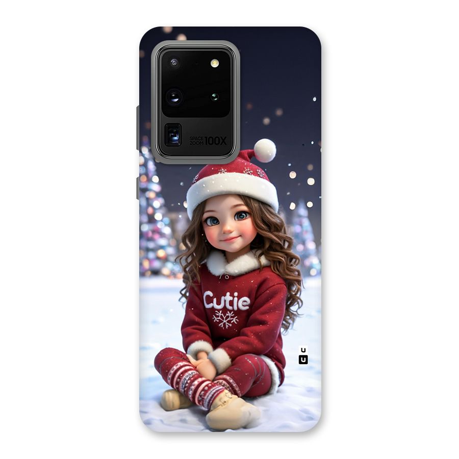 Girl In Snow Back Case for Galaxy S20 Ultra