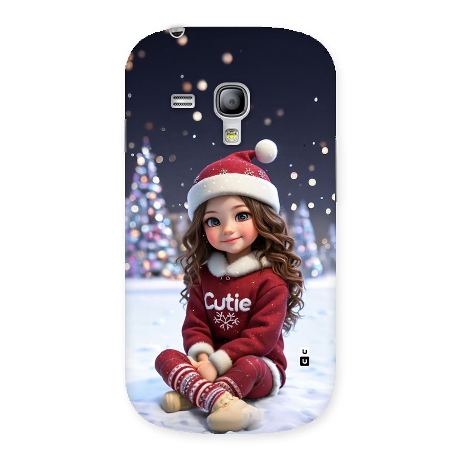 Girl In Snow Back Case for Galaxy S3 Mini