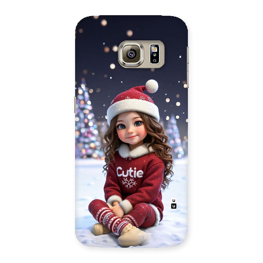 Girl In Snow Back Case for Galaxy S6 Edge Plus
