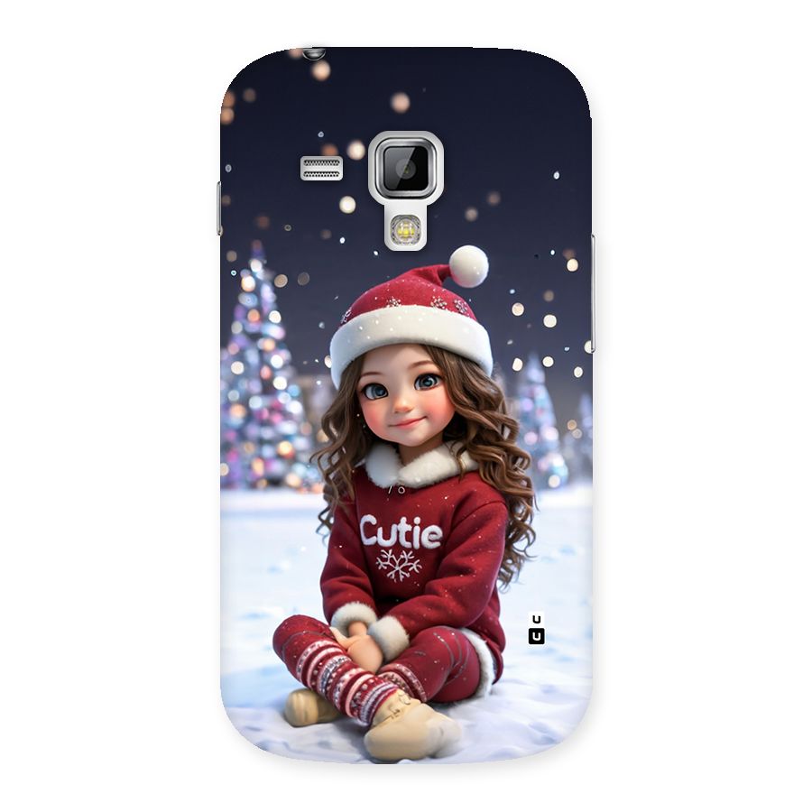 Girl In Snow Back Case for Galaxy S Duos