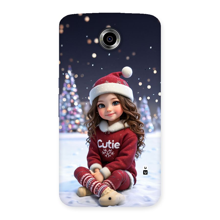 Girl In Snow Back Case for Google Nexus 6