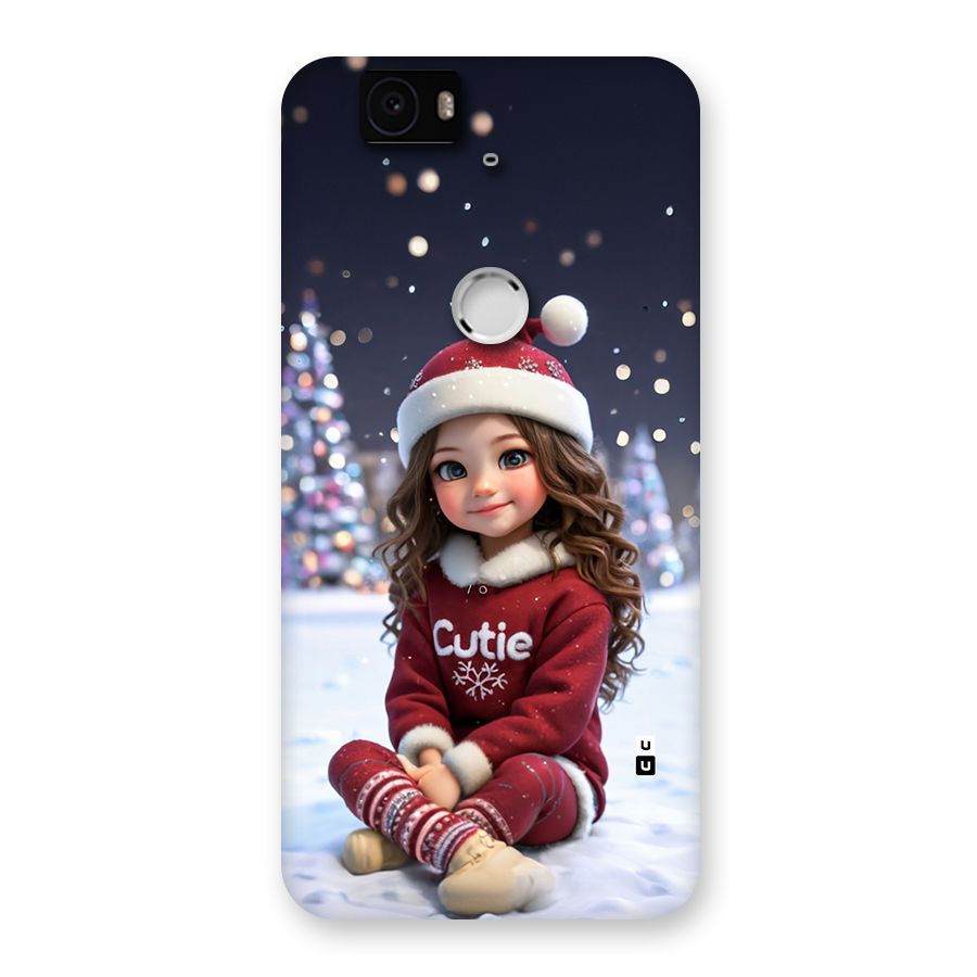 Girl In Snow Back Case for Google Nexus 6P