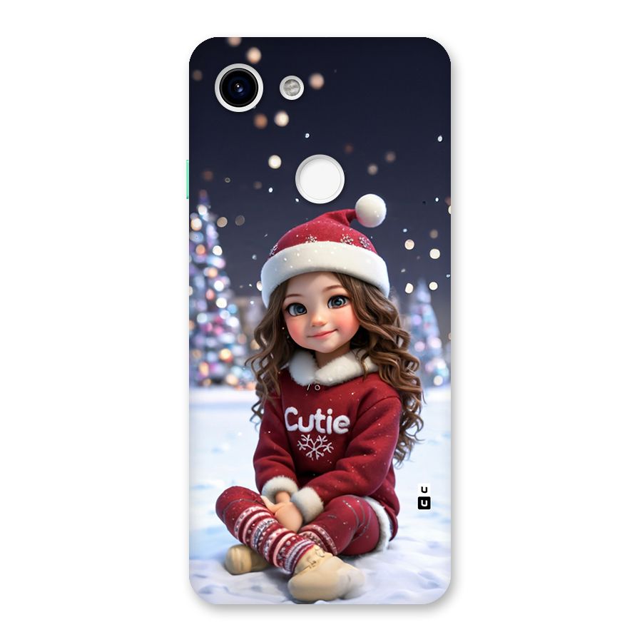 Girl In Snow Back Case for Google Pixel 3