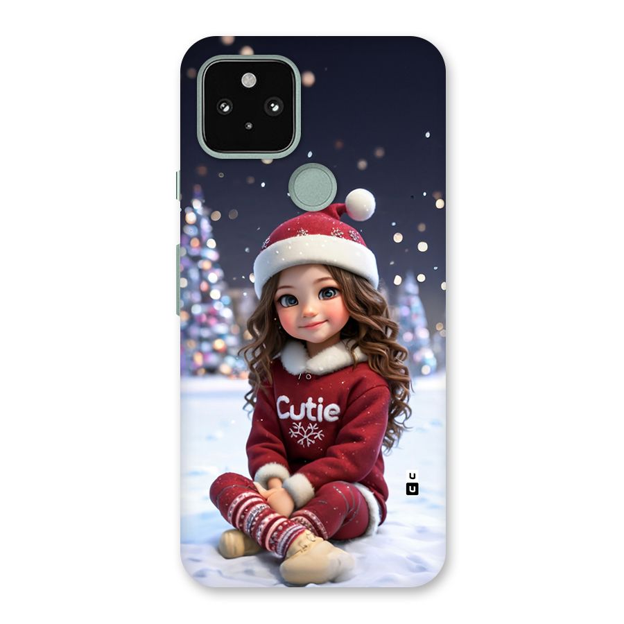 Girl In Snow Back Case for Google Pixel 5