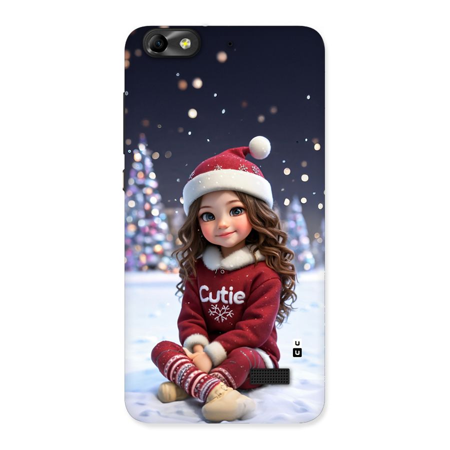 Girl In Snow Back Case for Honor 4C