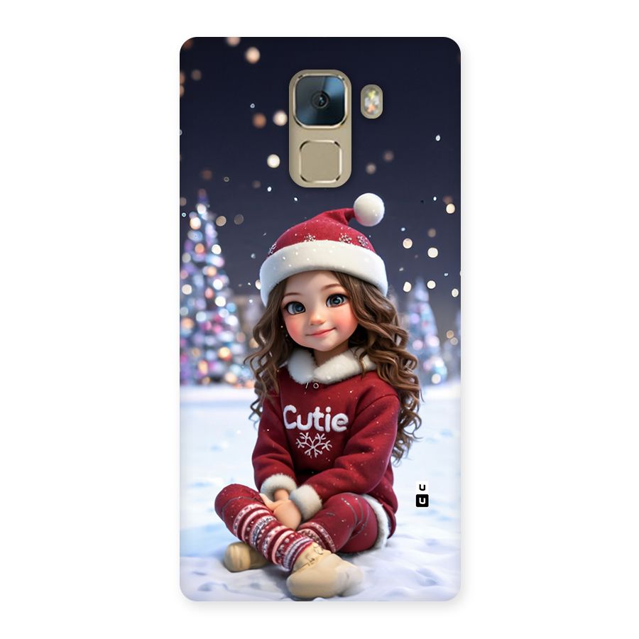 Girl In Snow Back Case for Honor 7