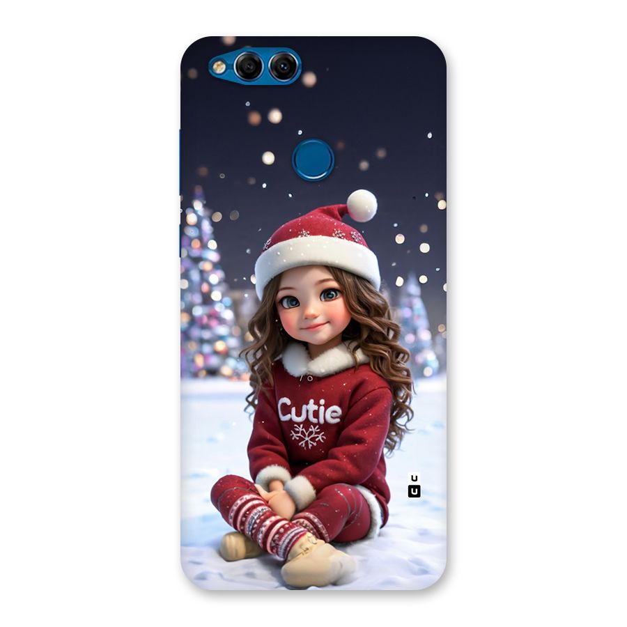 Girl In Snow Back Case for Honor 7X