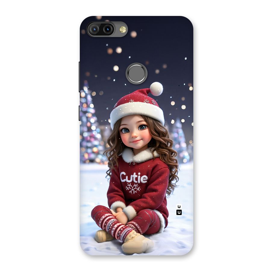 Girl In Snow Back Case for Infinix Hot 6 Pro
