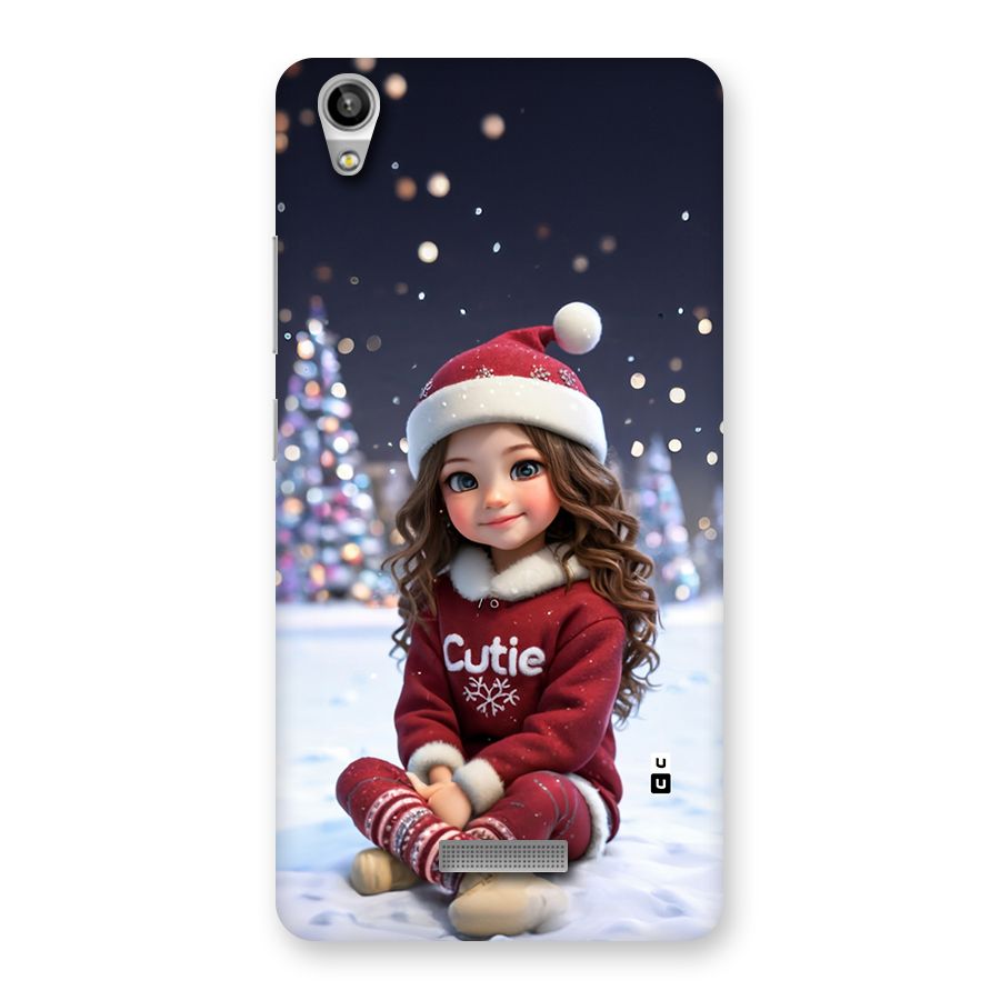 Girl In Snow Back Case for Lava Pixel V1