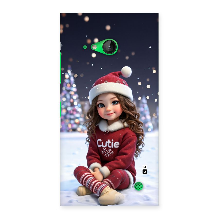 Girl In Snow Back Case for Lumia 730