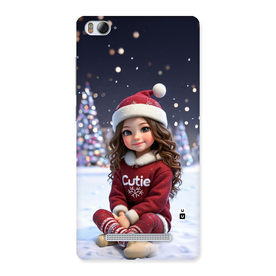 Girl In Snow Back Case for Mi4i