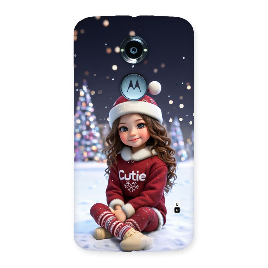Girl In Snow Back Case for Moto X2