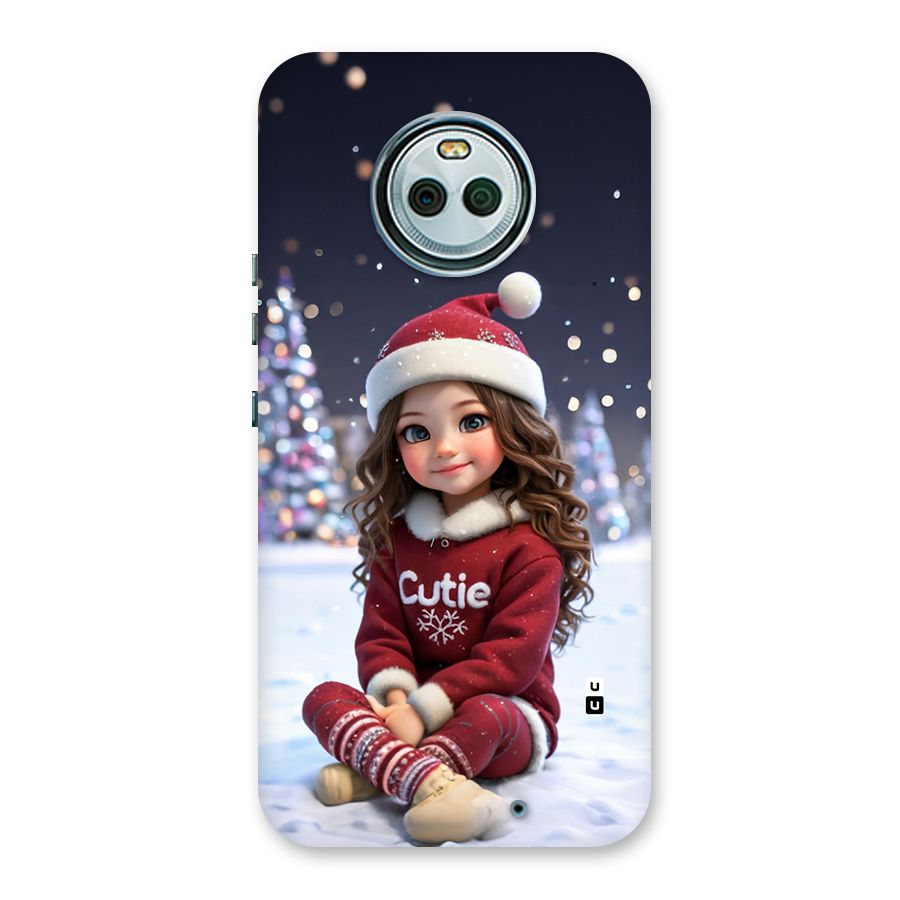 Girl In Snow Back Case for Moto X4