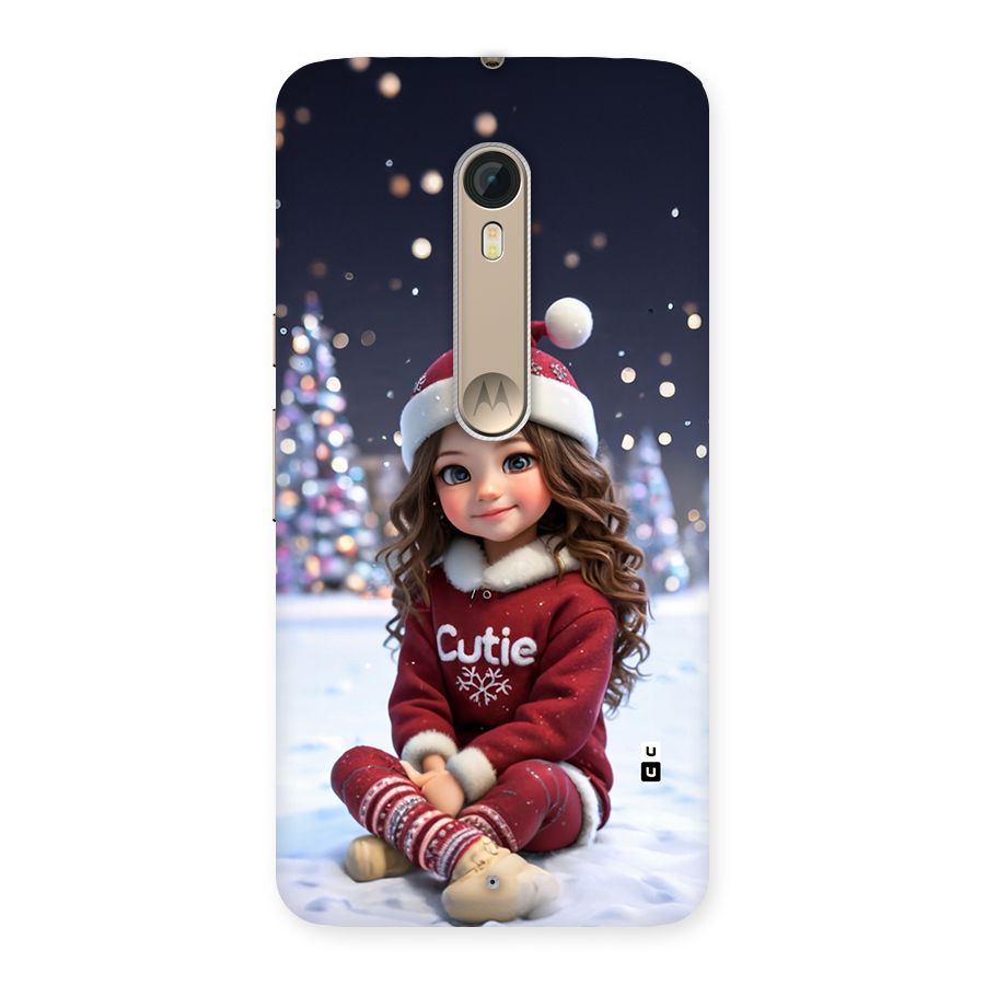 Girl In Snow Back Case for Moto X Style