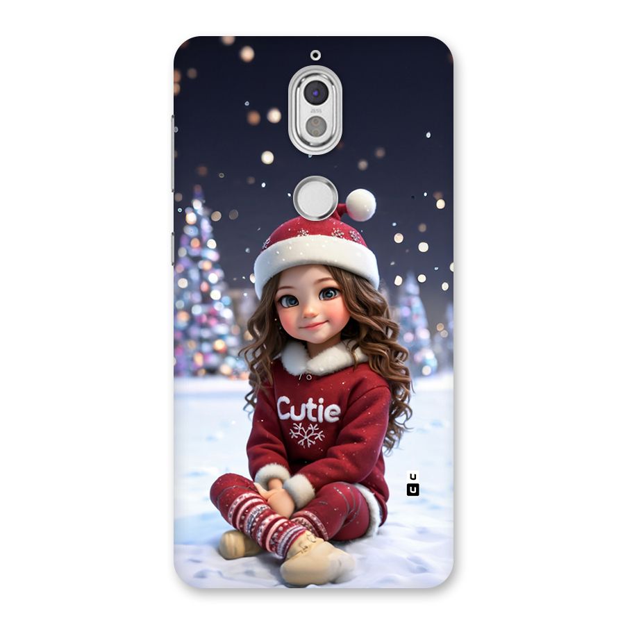 Girl In Snow Back Case for Nokia 7