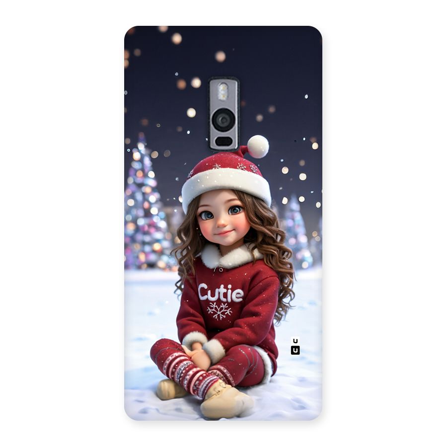 Girl In Snow Back Case for OnePlus 2