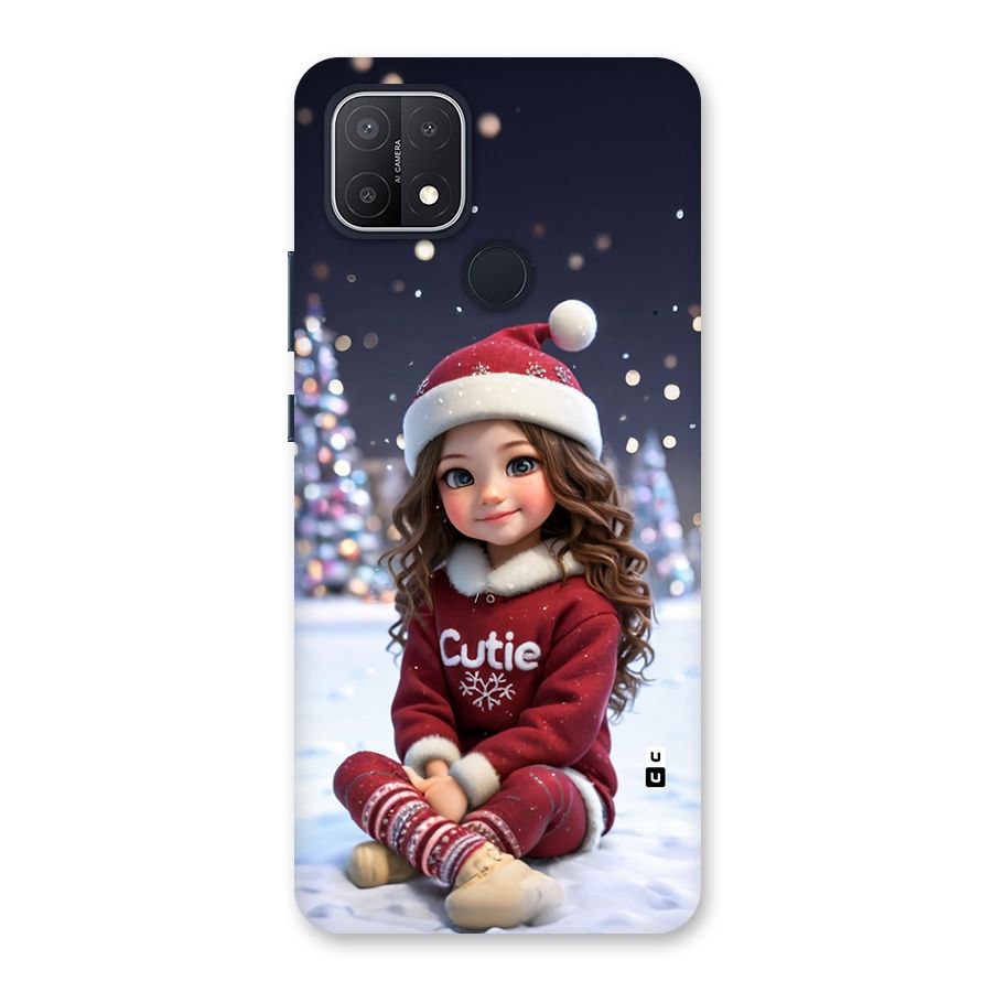 Girl In Snow Back Case for Oppo A15s