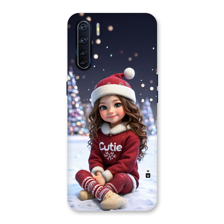 Girl In Snow Back Case for Oppo F15