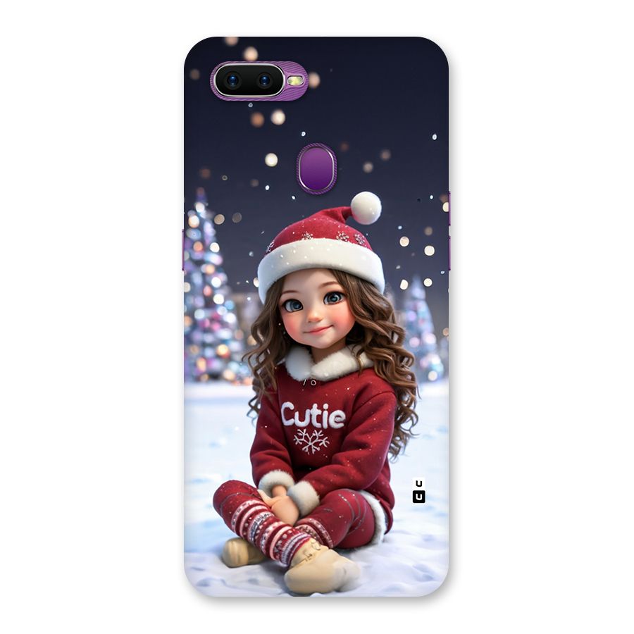 Girl In Snow Back Case for Oppo F9