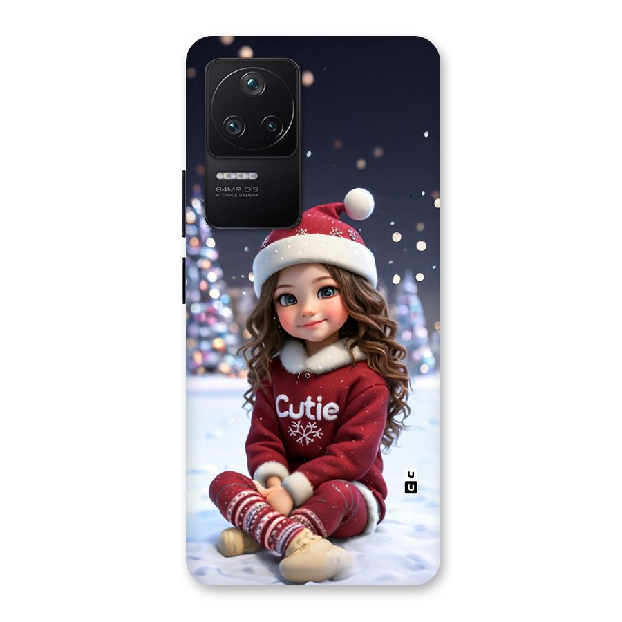 Girl In Snow Back Case for Poco F4 5G