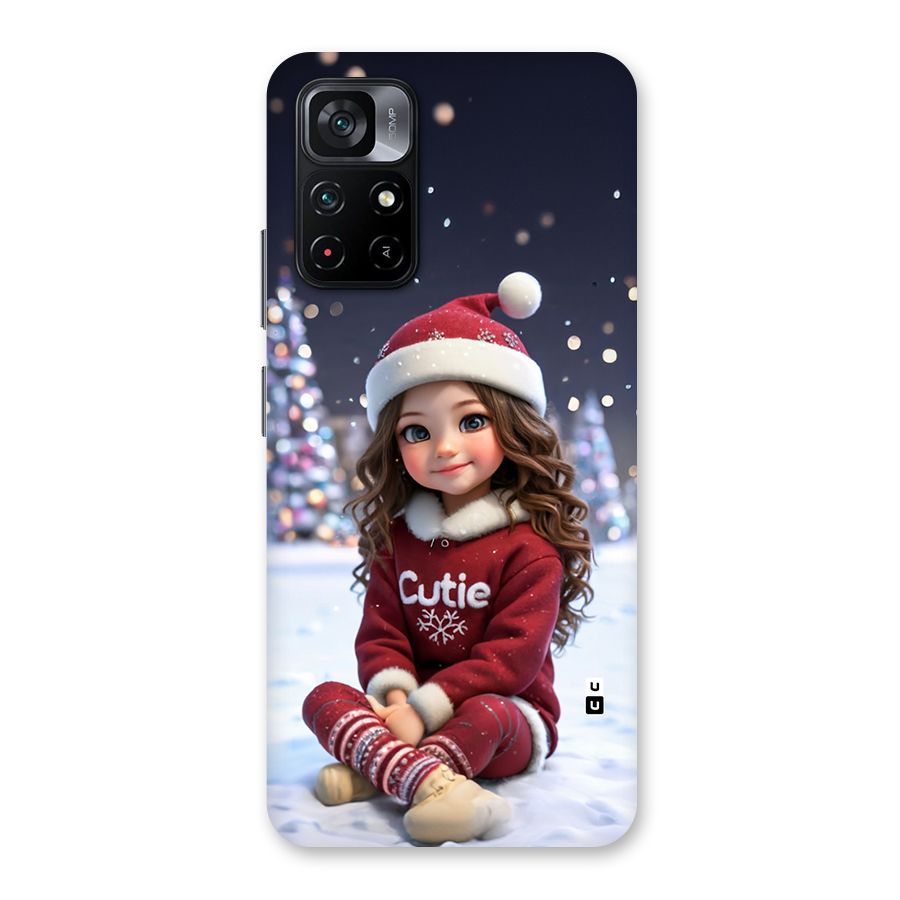 Girl In Snow Back Case for Poco M4 Pro 5G
