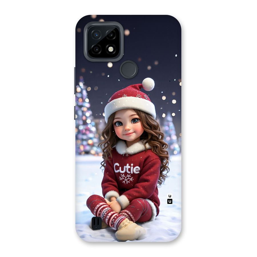 Girl In Snow Back Case for Realme C21