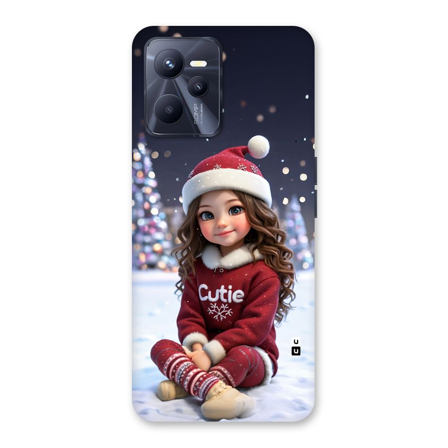 Girl In Snow Back Case for Realme C35