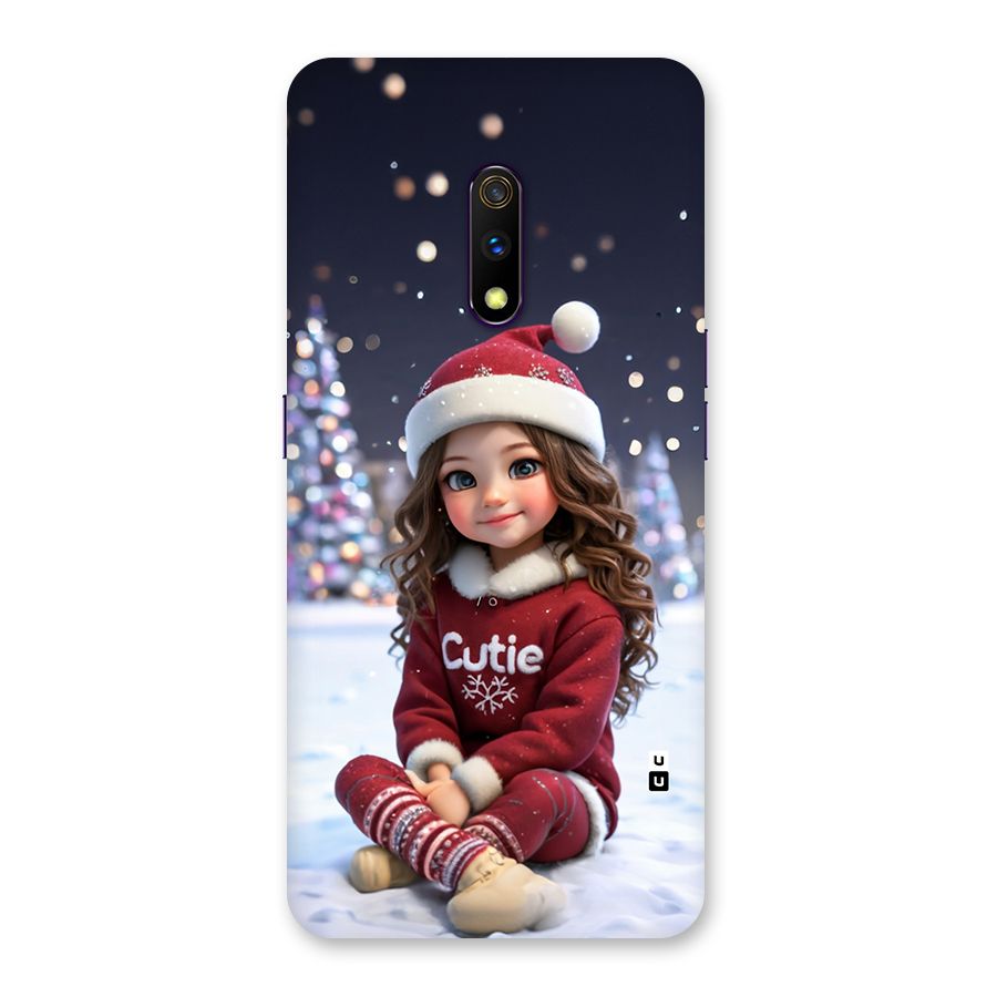 Girl In Snow Back Case for Realme X