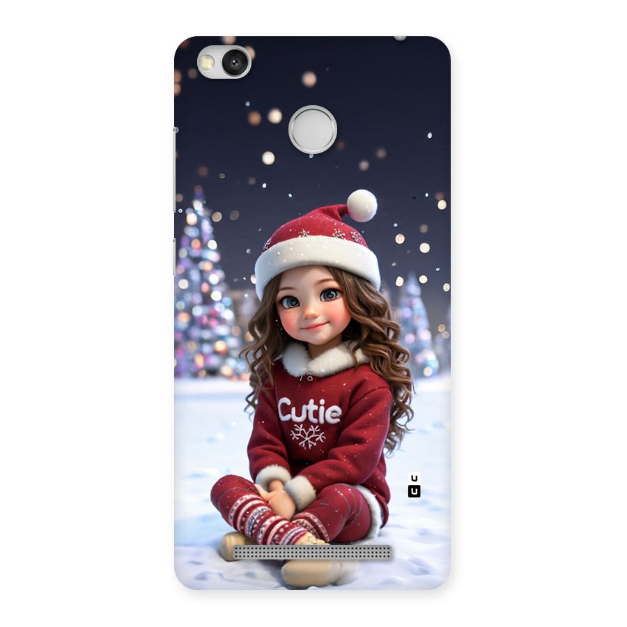 Girl In Snow Back Case for Redmi 3S Prime
