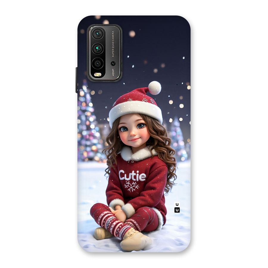 Girl In Snow Back Case for Redmi 9 Power
