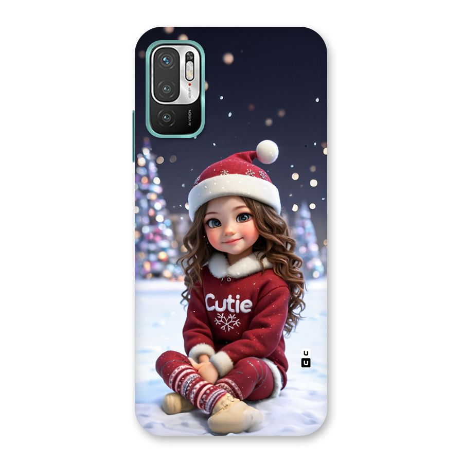 Girl In Snow Back Case for Redmi Note 10T 5G