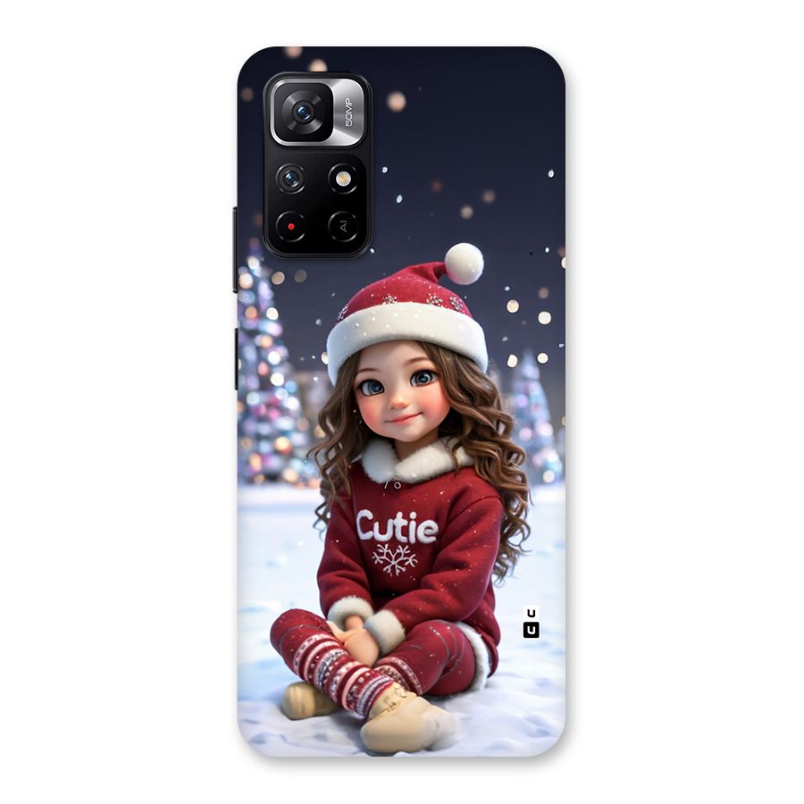 Girl In Snow Back Case for Redmi Note 11T 5G