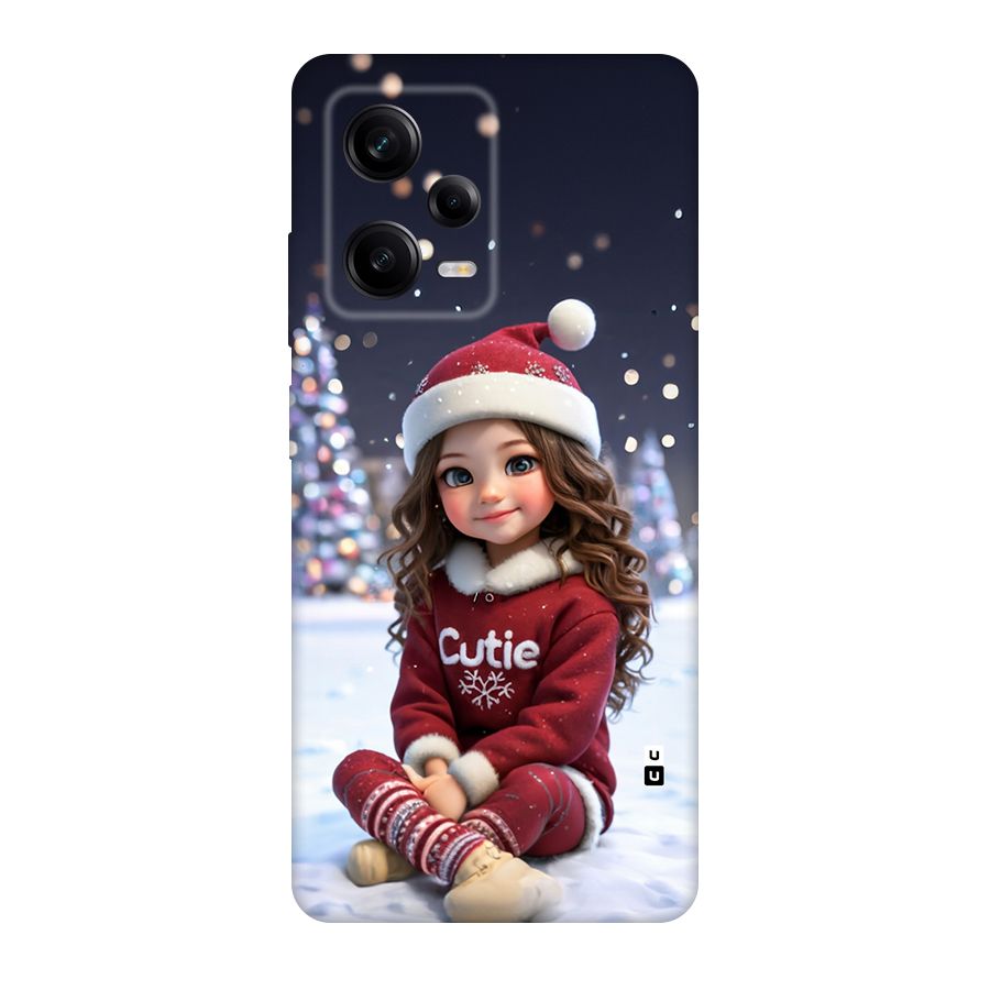 Girl In Snow Back Case for Redmi Note 12 Pro