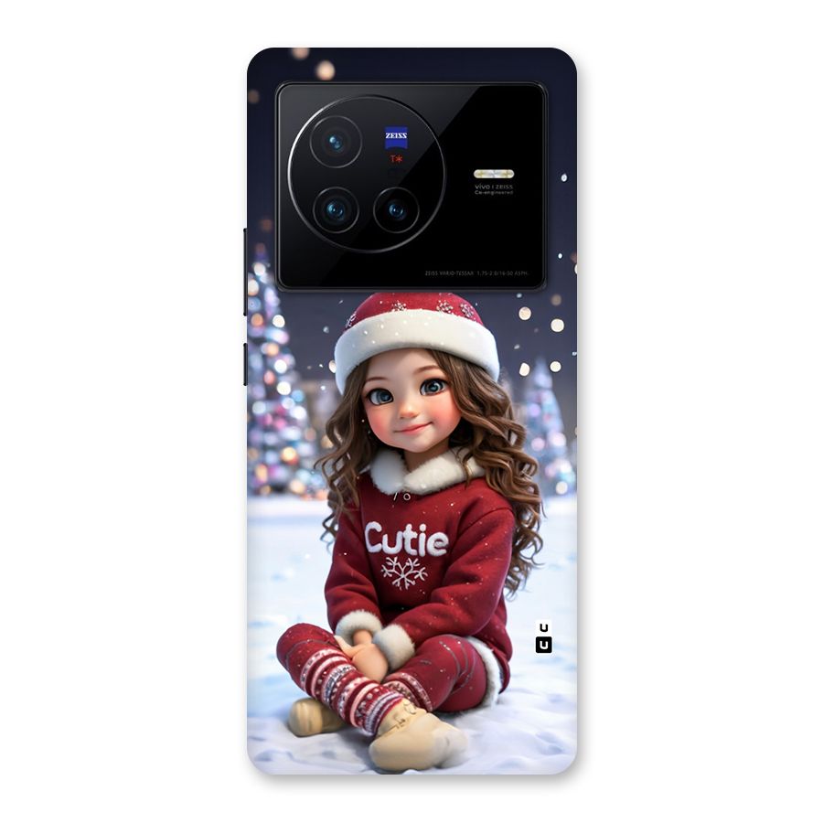 Girl In Snow Back Case for Vivo X80