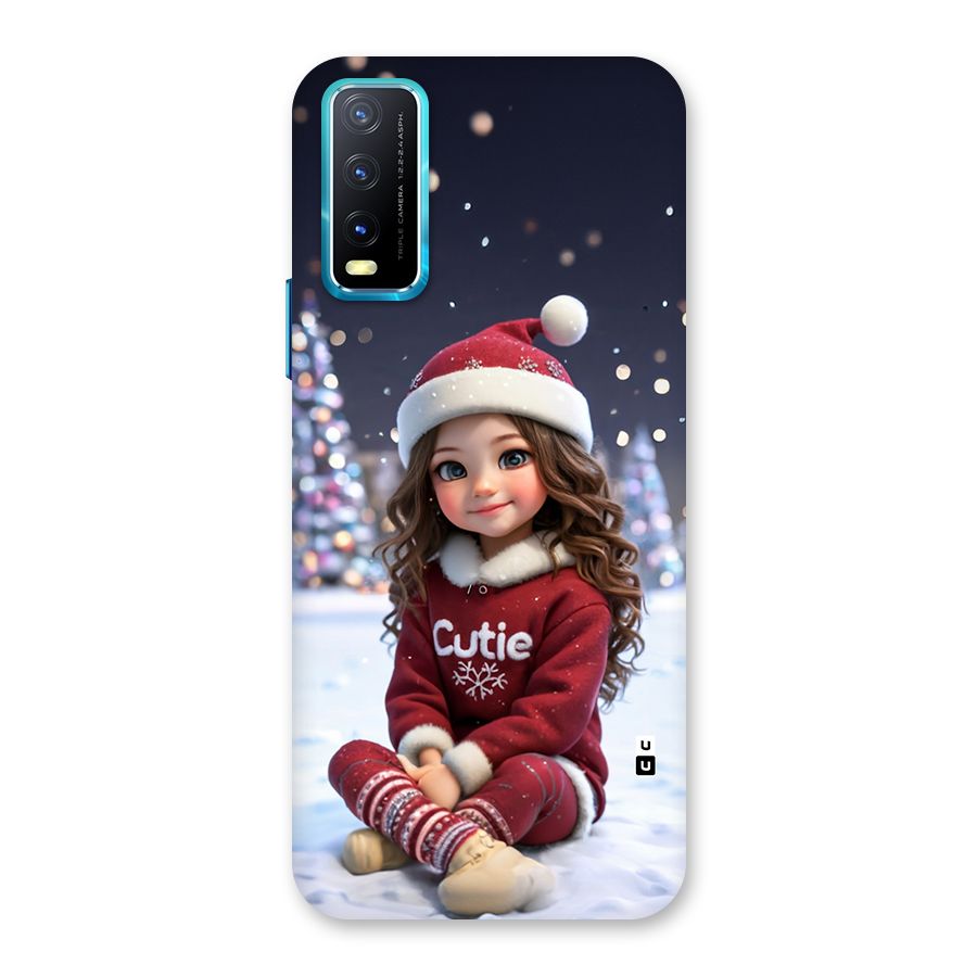 Girl In Snow Back Case for Vivo Y20A