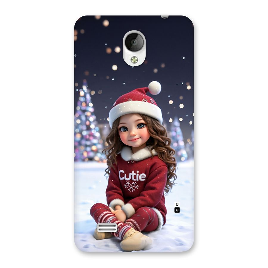 Girl In Snow Back Case for Vivo Y21