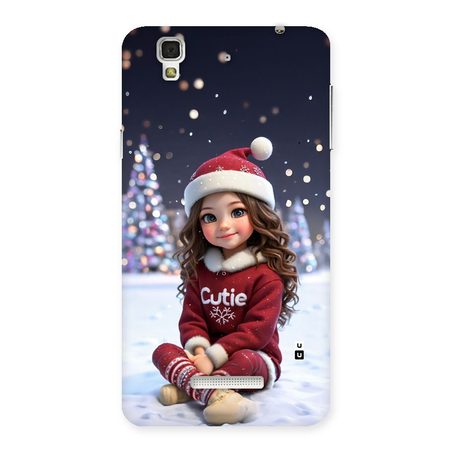 Girl In Snow Back Case for Yureka