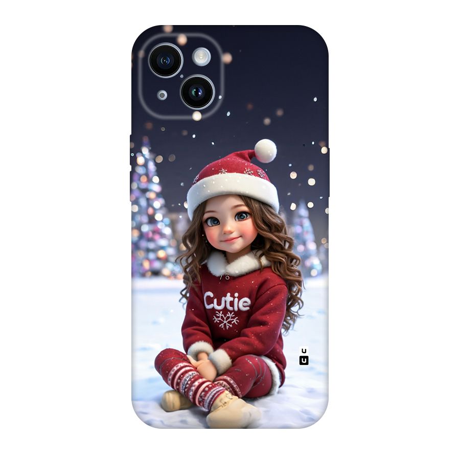 Girl In Snow Back Case for iPhone 14