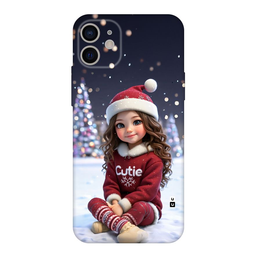 Girl In Snow Back Case for iPhone 11
