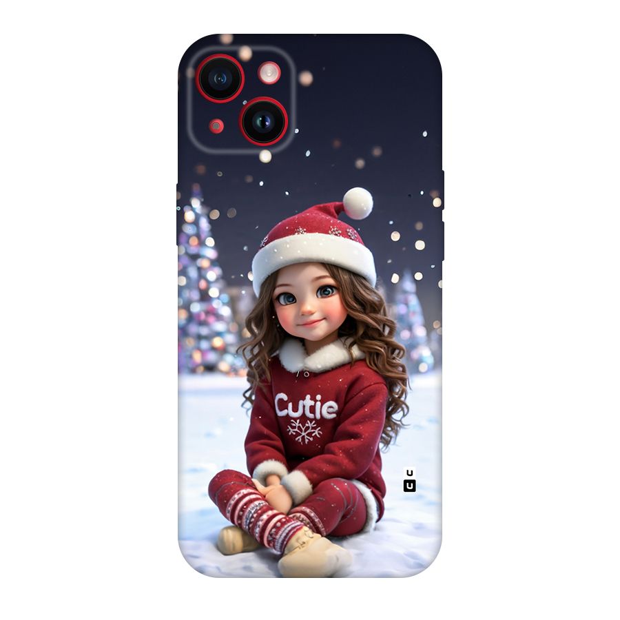 Girl In Snow Back Case for iPhone 14 Plus